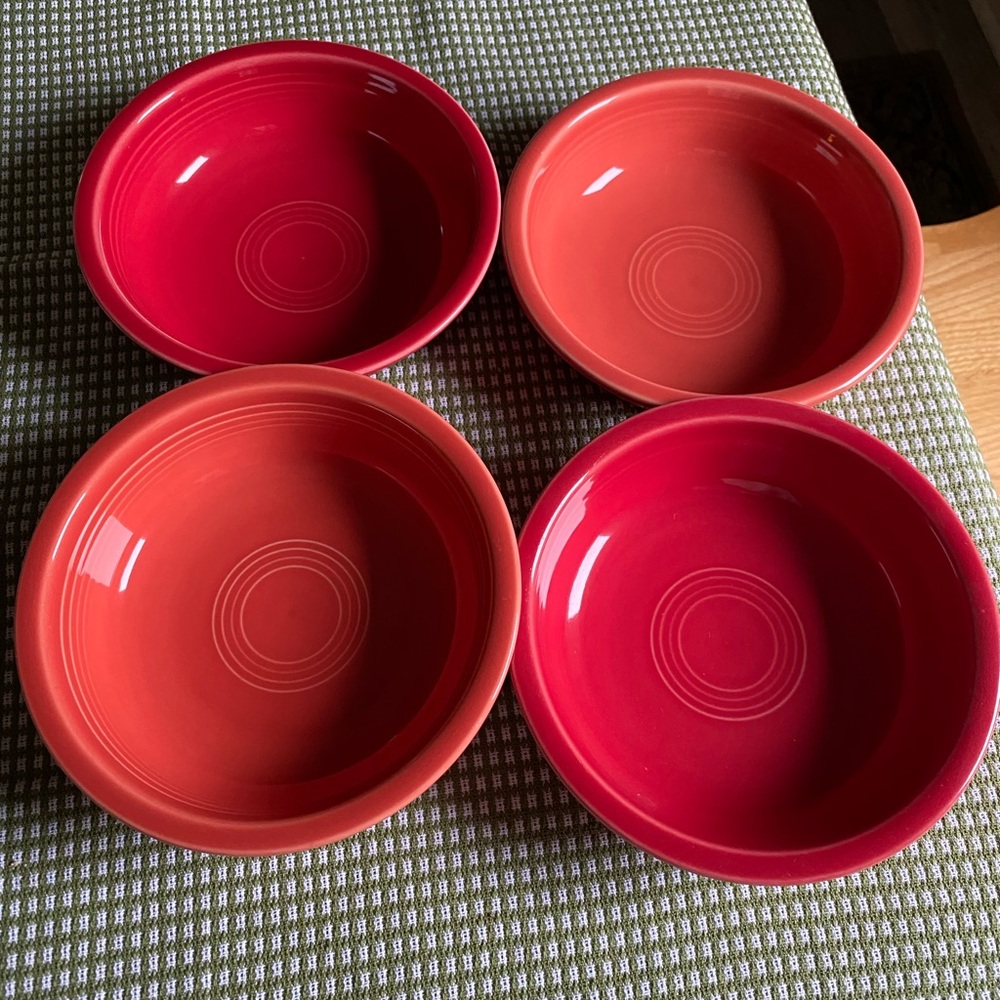 Fiesta Medium Ceramic Dining Bowls Set